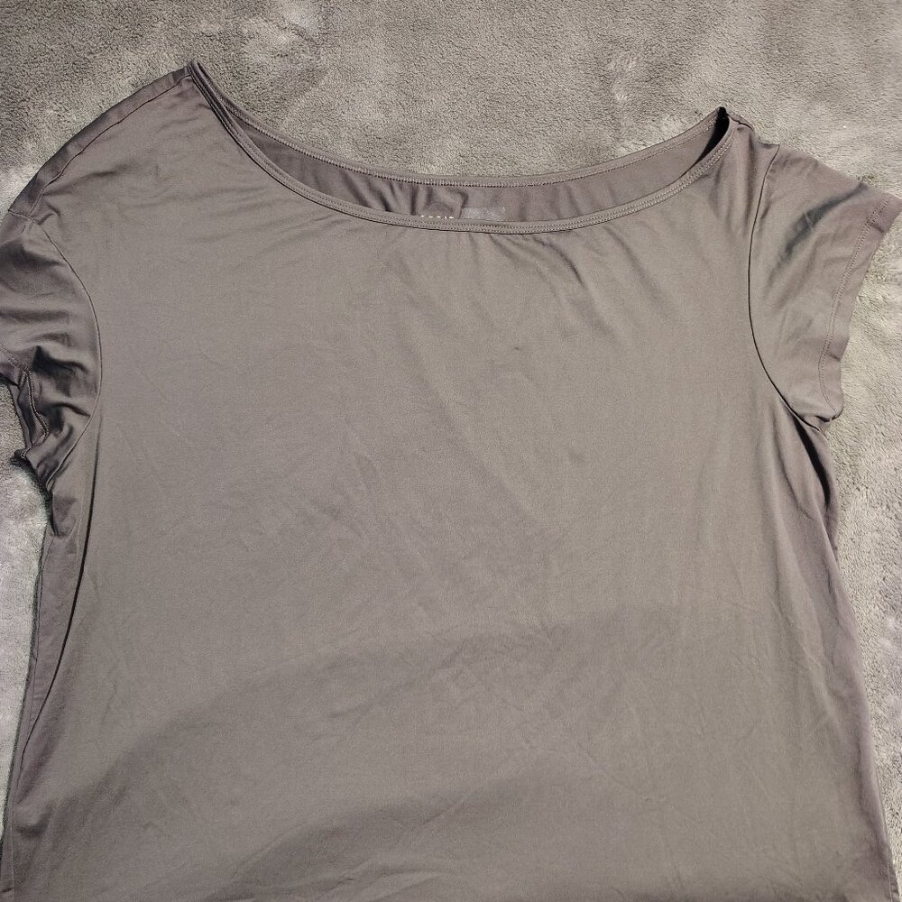 Off Shoulder Workout Top - Torrid Active - Gray - Torrid size 2; 18/20
